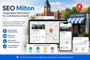SEO Milton helping local businesses improve Google Maps rankings and attract more customers